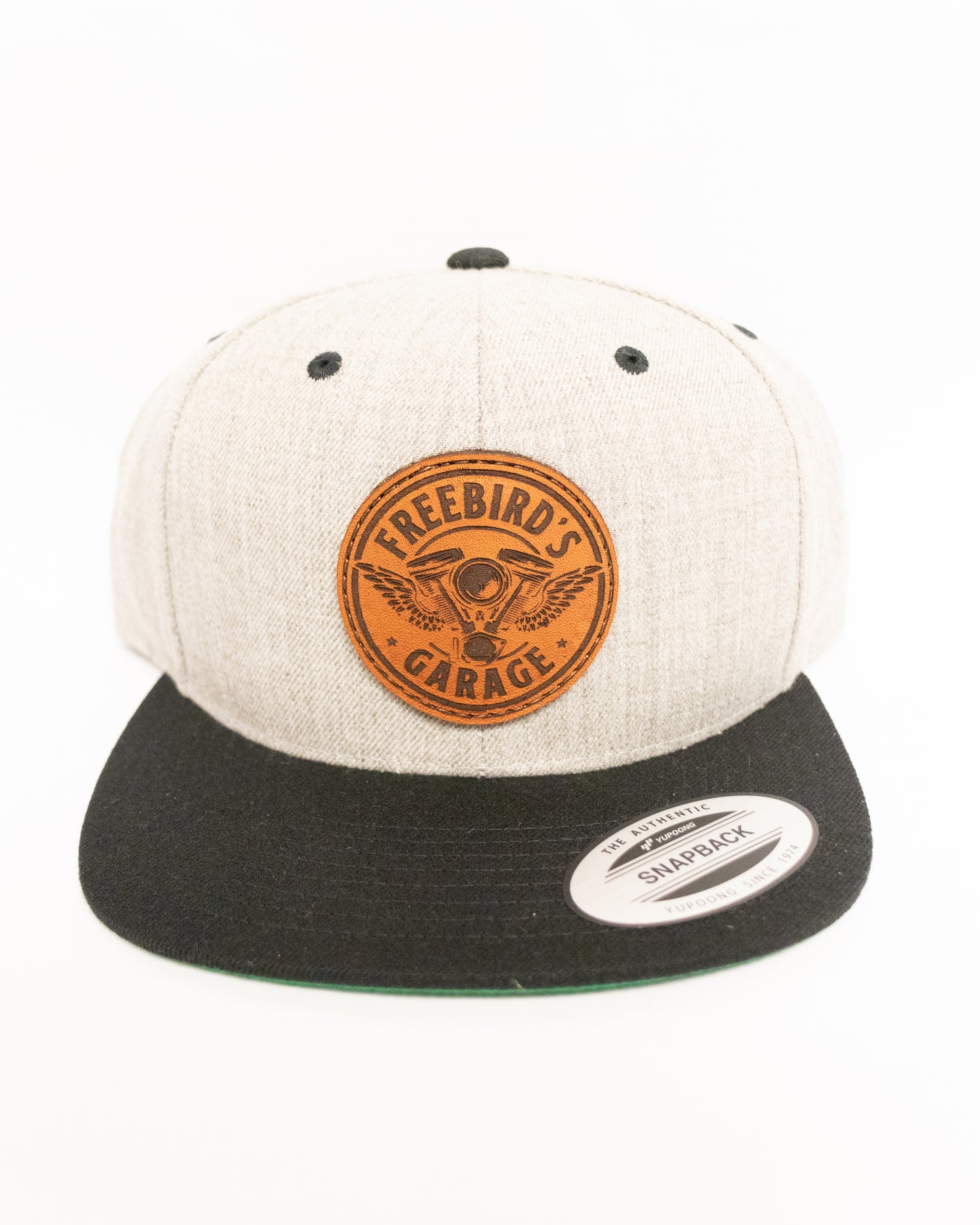 Freebird's Garage Leather Patch Hat