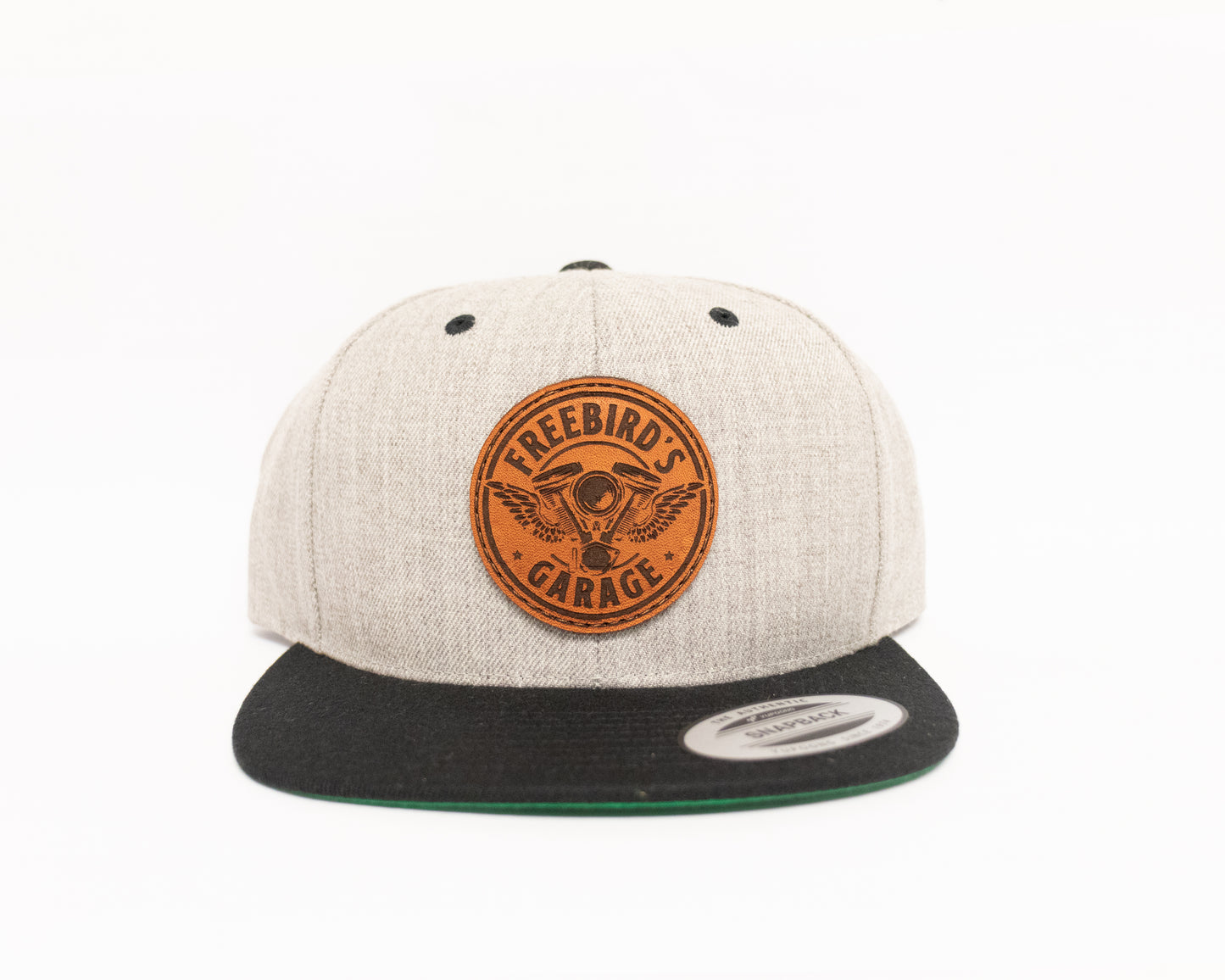 Freebird's Garage Leather Patch Hat